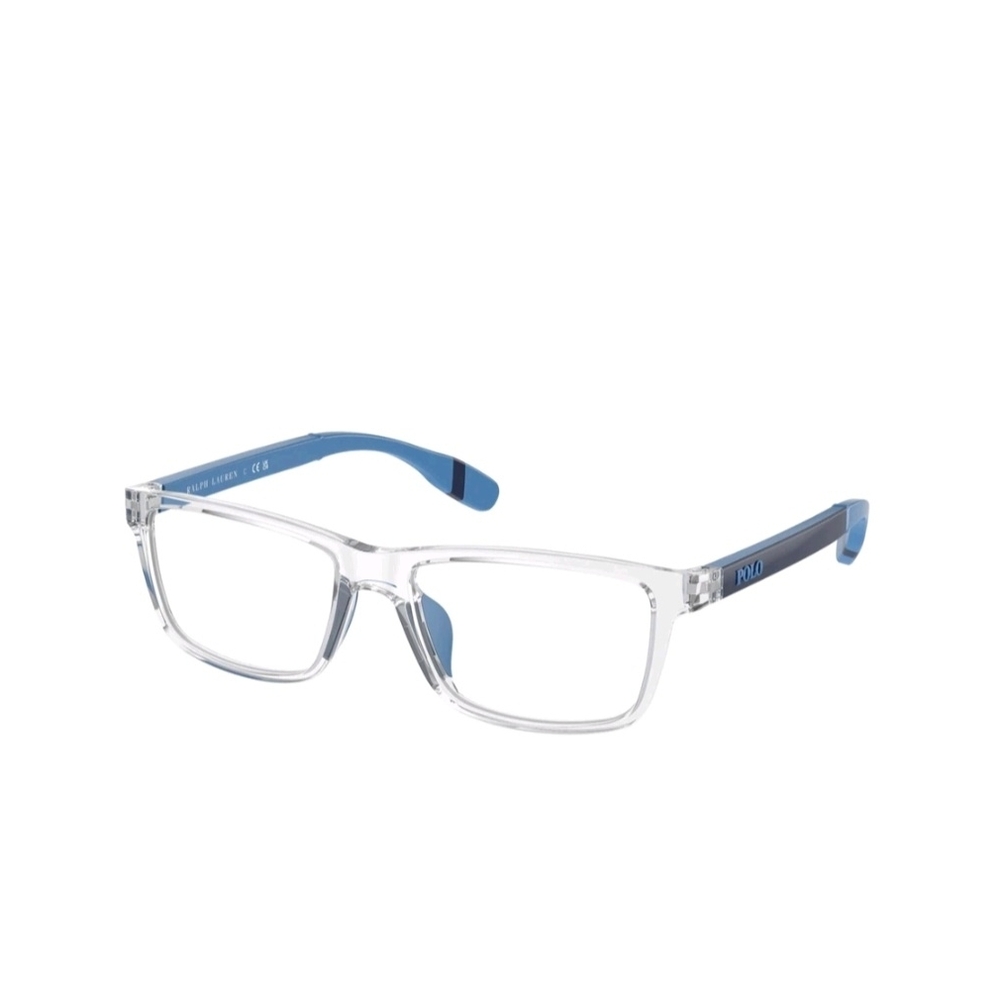 Polo by Ralph Lauren Clear and Blue Men's Glasses